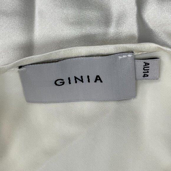 Ginia RTW 100% Silk Blaise Lace Cami in Ivory, Size 10 - NWT - Picture 4 of 6